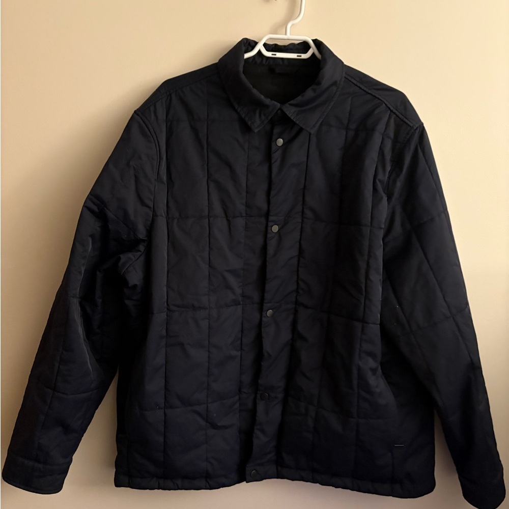 Men's Black Quilted Jacket